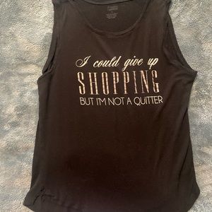 Women’s/teen black tank top